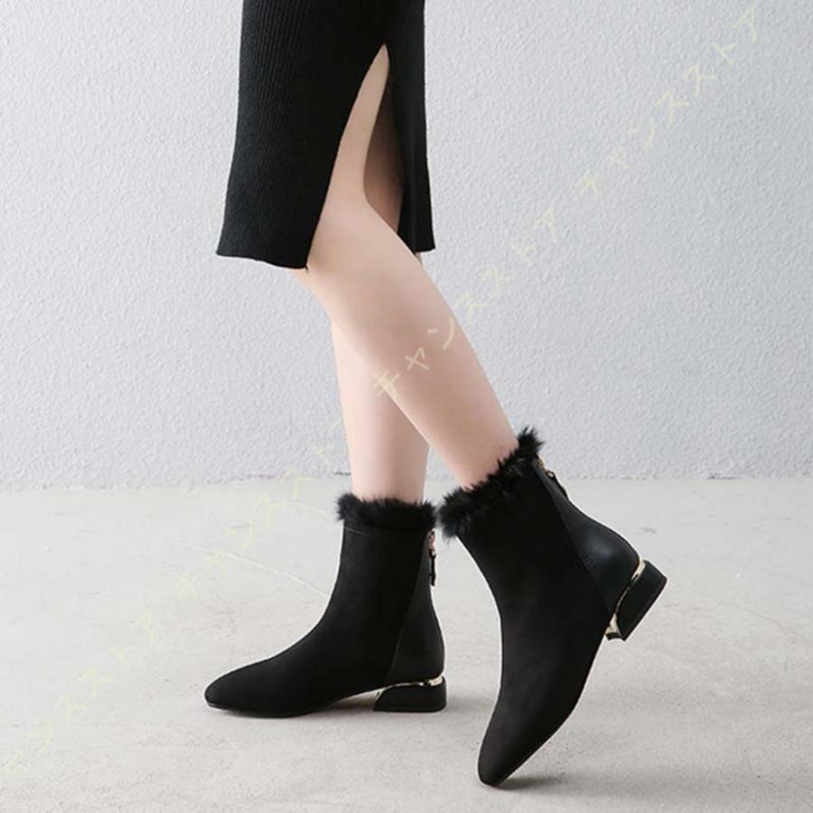 全国宅配無料 ブーツ レディース 冬 内ポア ショートブーツ チャンキーヒール ブーティー 太ヒール ローヒール ブーティ アンクルブーツ 歩きやすい 疲れない 幅広 甲高 初回限定 Industrial Comteco Com Bo