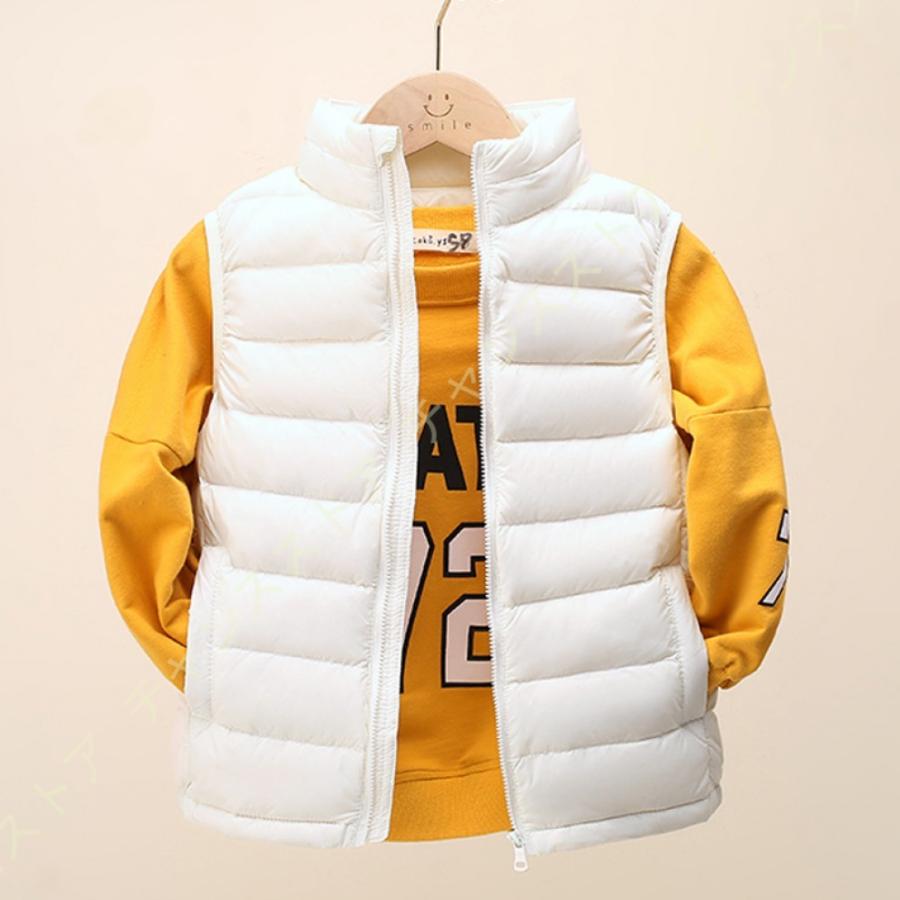 最も ダウンベスト キッズ ベスト 綿 前開き 厚手 防寒 中綿ベスト 子供服 ノースリーブ 春秋冬 ベビー服 アウター コート 暖かい ボタン 新年 誕生日祝い Gestoci Ci