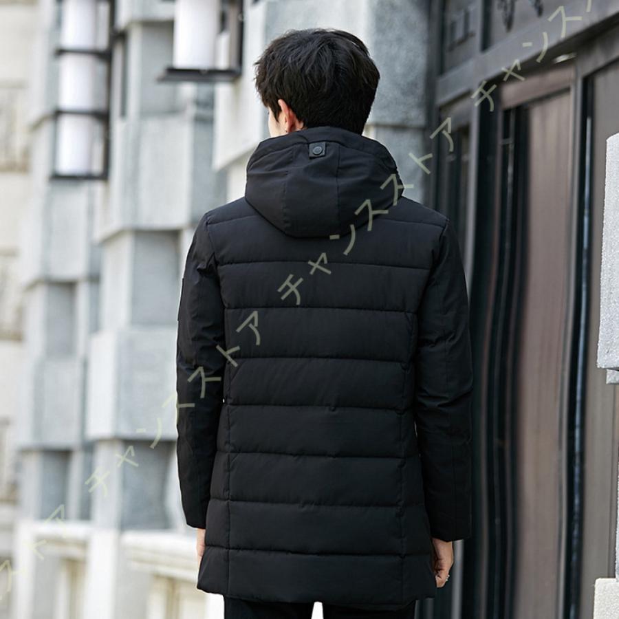 古典 ビジネス 通学 通勤 フード 防寒 アウトドア 秋冬アウター メンズ ダウンジャケット トップス カジュアル ファッション 防風 防寒 軽量 トレンチコート ダウンコート サイズ L Www Gatorheatandair Com