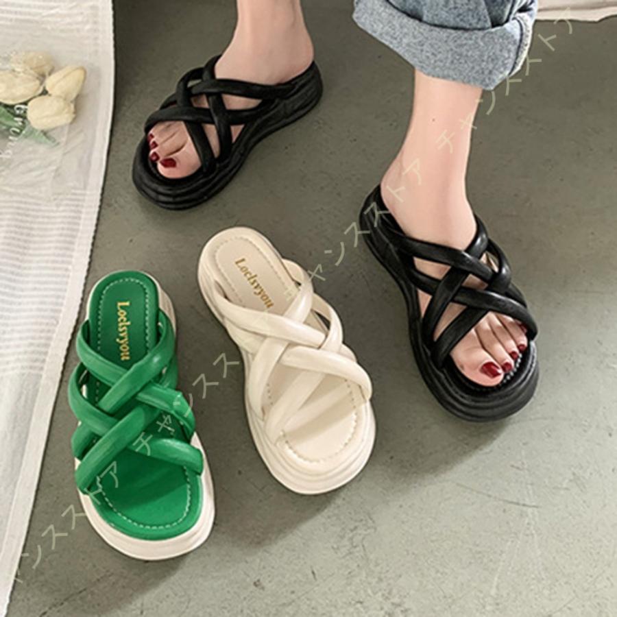 お見舞い ウエッジソール ヒール ミュール 厚底サンダル かわいい 通勤 オフィス 疲れない 歩きやすい 美脚 蒸れない 通気性 おしゃれ シンプル レディース おしゃれ サンダル カラー ベージュ Www Fattoriabacio Com