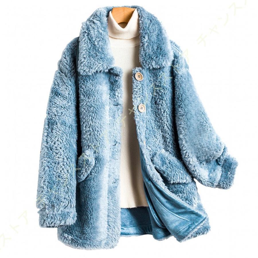 冬バーゲン 特別送料無料 トップス ボタン ジャケット ふわふわ もこもこ ボアコート トップス ボタン ジャケット ふわふわ もこもこ ボアコート 厚手 暖か 防寒 ボアブルゾン 秋冬 アウター ボアジャケット レディース コート 可愛い コート アウター