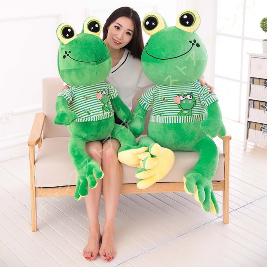 ぬいぐるみ 特大 カエル 可愛い 動物 大きい かえるぬいぐるみ かえる 抱き枕 お祝い ふわふわぬいぐるみ カエル縫い包み 抱き枕 もちもちお人形 女の子 G2k Oao Dx011 チャンスストア 通販 Yahoo ショッピング