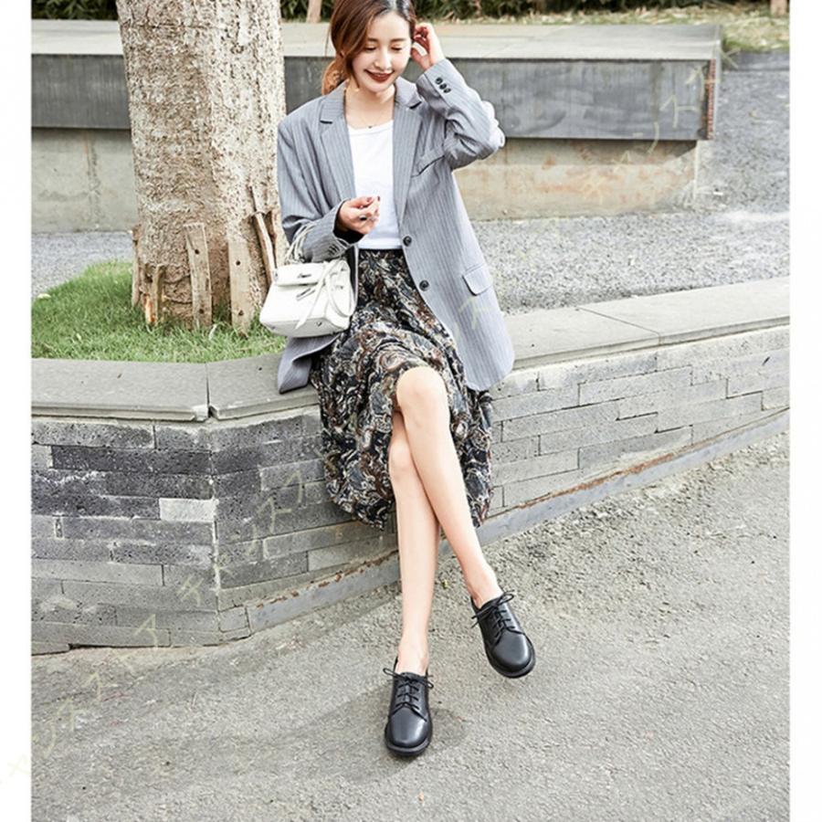 今ならほぼ即納 マニッシュ カジュアル レースアップ オックスフォードシューズ レディース 厚底 チャンキーヒール おじ靴 歩きやすい ドレスシューズ レースアップシューズ Simbcity Net