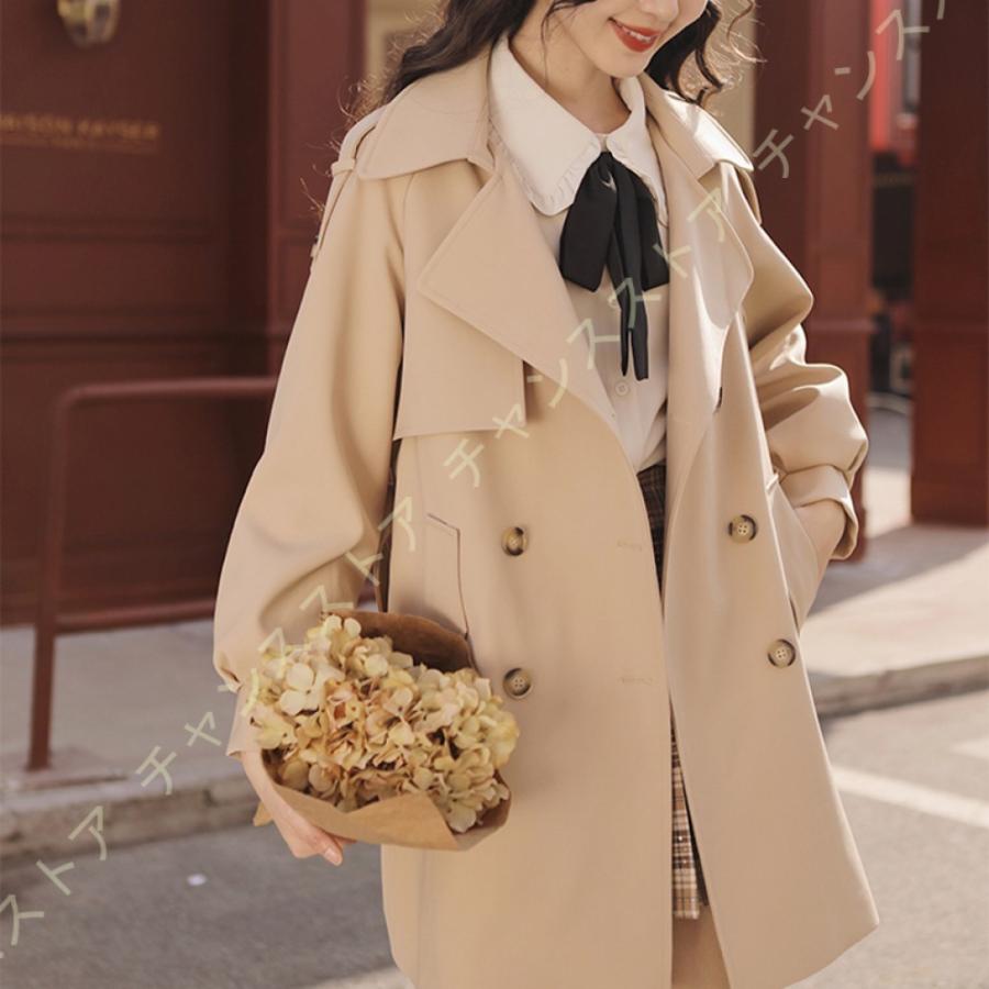 完璧 コート フォーマル コート スプリング レディース コート トレンチ ベルト付きゴム ジャケット 長袖 ロングトレンチ 通勤 オシャレ 秋コート 着痩せ トレンチコート サイズ M Populationmalawi Org