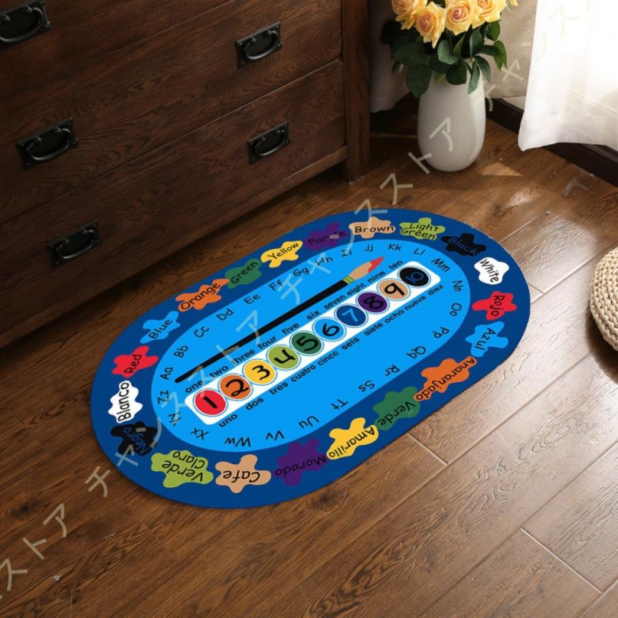 60 Off 洗える ラグ キッズ おしゃれ かわいい プレイマット 赤ちゃん 子供部屋 子ども用 カーペット デスクカーペット 数 アルファベット 色 知育 Babylonrooftop Com Au