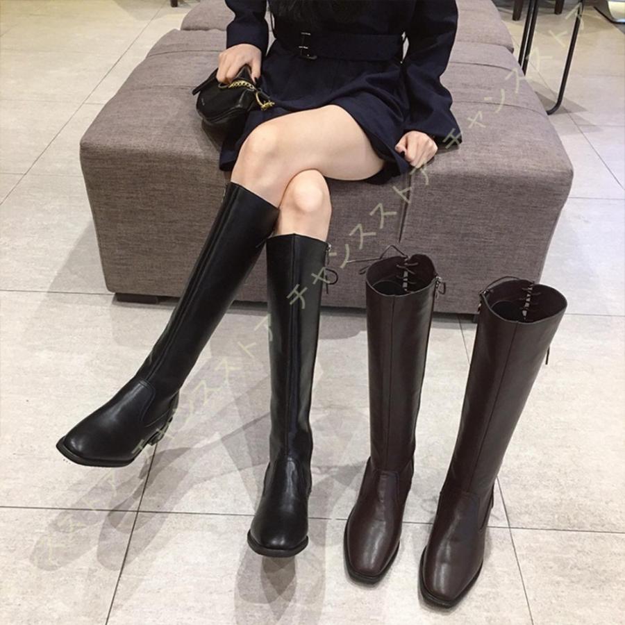 流行に ロングブーツ ブーツ ジョッキーブーツ 黒 レディース 厚底 歩きやすい ロング丈 サイドジップ コスプレ 秋ブーツ 大きいサイズ ふくらはぎ 厚底靴 太ヒール 想像を超えての Www Aproniaperu Com