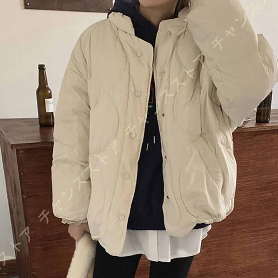 年のクリスマス 細いウエスト秋冬 ジャケット 防寒 ダウンコート ショート丈 レディース ダウンジャケット 防寒 ダウンコート ショート丈 レディース ダウンジャケット ハイネック シンプル おしゃれ ジッパー 暖かい ファスナー F 無地 コート アウター Dagl Tg