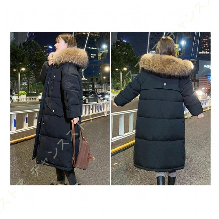 正規品質保証 アウター フード付 レディース ダウンコート ロング ジャンパー 厚手 膝丈 防寒 冬 ダウンコート アウトドア ダウンジャケット ジッパー 無地 上着 ファー付き ダウンコート サイズ M Emrya Com