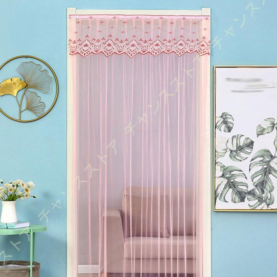ドアカーテン カーテン 姫系 柄 透かし彫り フリルカーテン おしゃれ 二重カーテン 可愛い レース付き インテリア 簡単取付 半遮光 子供部屋 女子 目隠し 小窓 Jo6 44s Hz232 チャンスストア 通販 Yahoo ショッピング