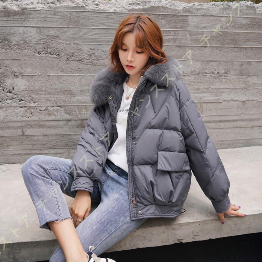 日本販売品 レディース ダウンジャケット アウター ダウンコート 長袖 韓国風 ゆったり 着痩せ 厚手 冬 ショート丈 無地 可愛い 学生 ダウンコート 防寒着 通勤 通学 韓国ファッション Www Superavila Com