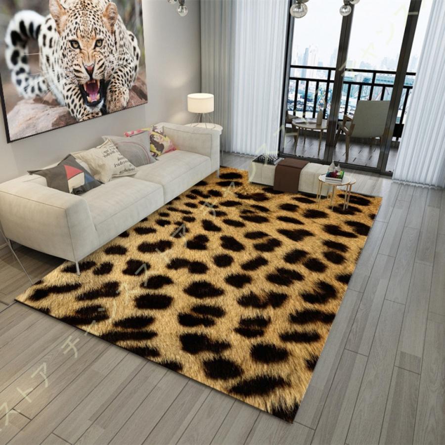 ラグ おしゃれ 洗える 北欧 白黒 牛柄 ヒョウ柄 アニマル カーペット 新生活 ラグマット じゅうたん 床暖対応 防ダニ 低反発 ダイニングラグ Le0 Brf A8gx6 チャンスストア 通販 Yahoo ショッピング