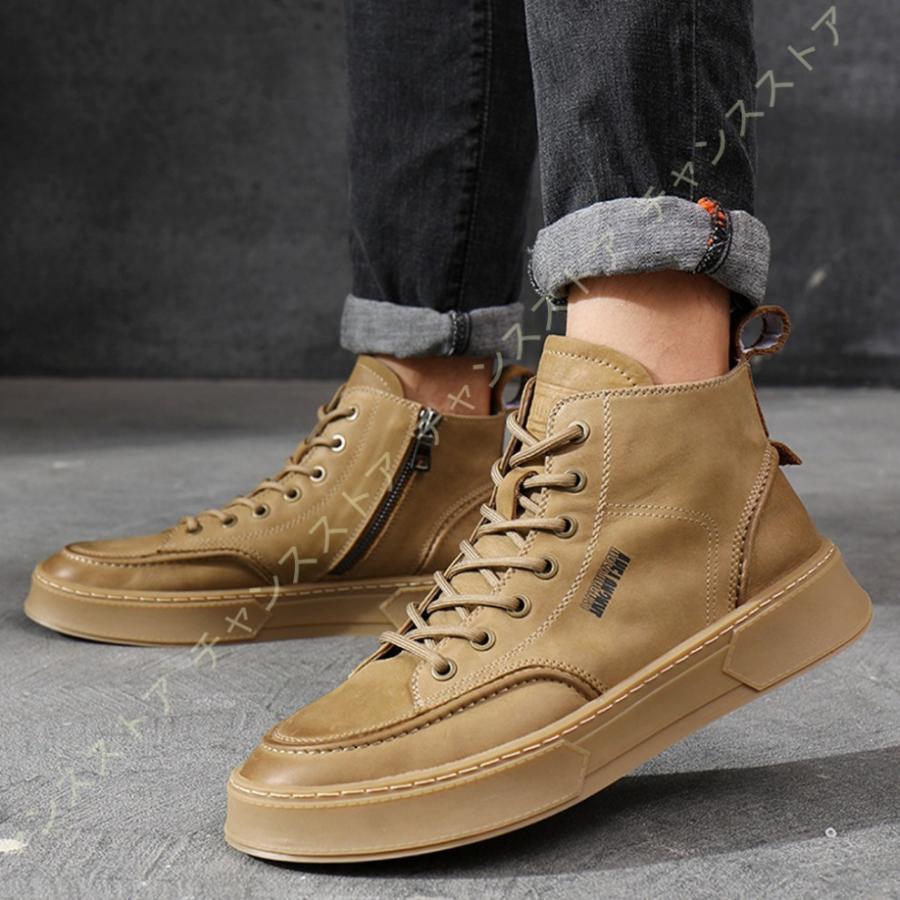 お気にいる ブーツ メンズ メンズブーツ レースアップ ワークブーツ エンジニアブーツ 革靴 歩きやすい マーティンブーツ 防水 防滑 大きいサイズ ミリタリー 靴 秋冬靴 爆売り Mail Alrayan University Edu Ye