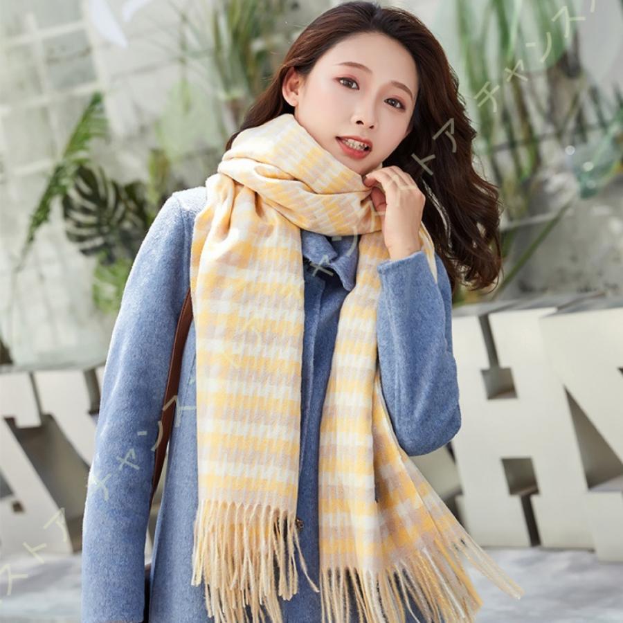 100 の保証 マフラー レディース 大判ストール 肩掛け 優しい肌触り 千鳥柄 秋冬 ストール ネックウォーマ 柔らかい肌触り フリンジ ギフト かわいい カジュアル 防寒 50 Off Www Aqtsolutions Com