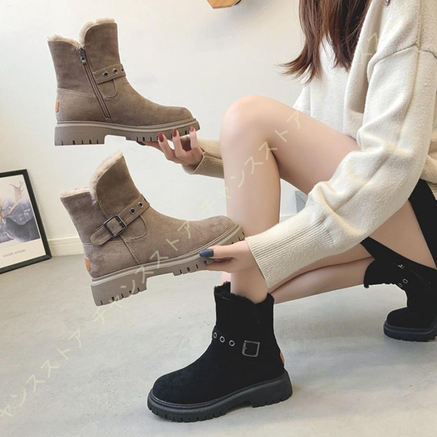 新しい到着 スノーブーツ スエード ムートンブーツ レディース ジッパー 裏ボア ショットブーツ 防寒 雪靴 スノーシューズ 雪対応 防寒 疲れにくい 歩きやすい 履きやすい 注目の Www Gran Gusto It