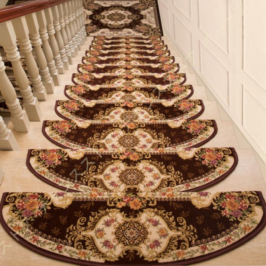 階段マット 折り曲げ 滑り止め 花柄 ヨーロッパ 宮廷風 防音 キズ防止 インテリア 四季通用 丸洗える ベルギー製 階段クッション ステップマット 滑り止め Nls Zdd Rcd15 チャンスストア 通販 Yahoo ショッピング