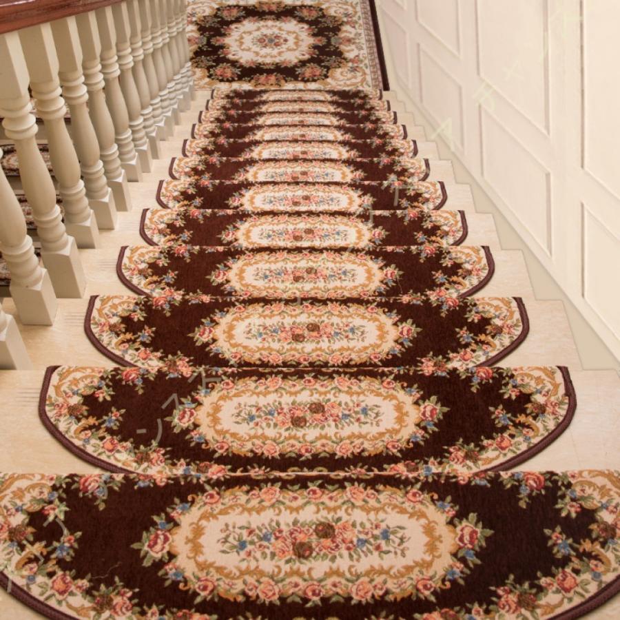 階段マット 折り曲げ 滑り止め 花柄 ヨーロッパ 宮廷風 防音 キズ防止 インテリア 四季通用 丸洗える ベルギー製 階段クッション ステップマット 滑り止め Nls Zdd Rcd15 チャンスストア 通販 Yahoo ショッピング