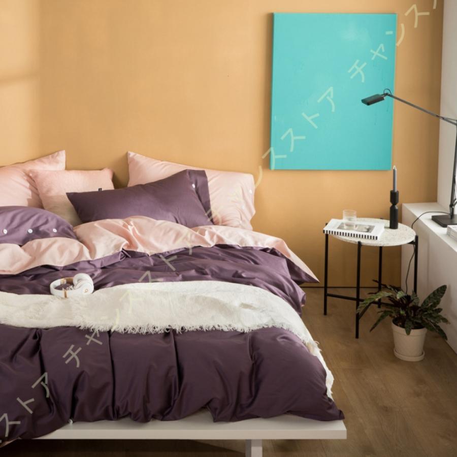 フトンカバー 無地カラー 200*230 ふとんカバー ムジ柄 洗いざらしの綿100% 敷布団カバー ベーシック 掛けふとんカバー 快眠 洗濯可 通年使える ふわふわ