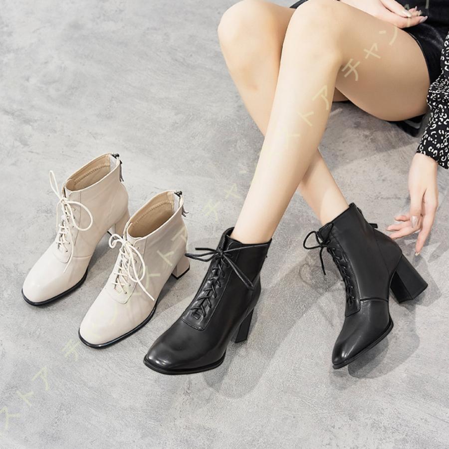 円 Sale 71 Off ブーツ レディース 本革 ショートブーツ 痛くない 歩きやすい 軽量 ヒール 秋冬 袴 卒業式 6cm 太ヒール チャンキーヒール 高見え 疲れない 履きやすい