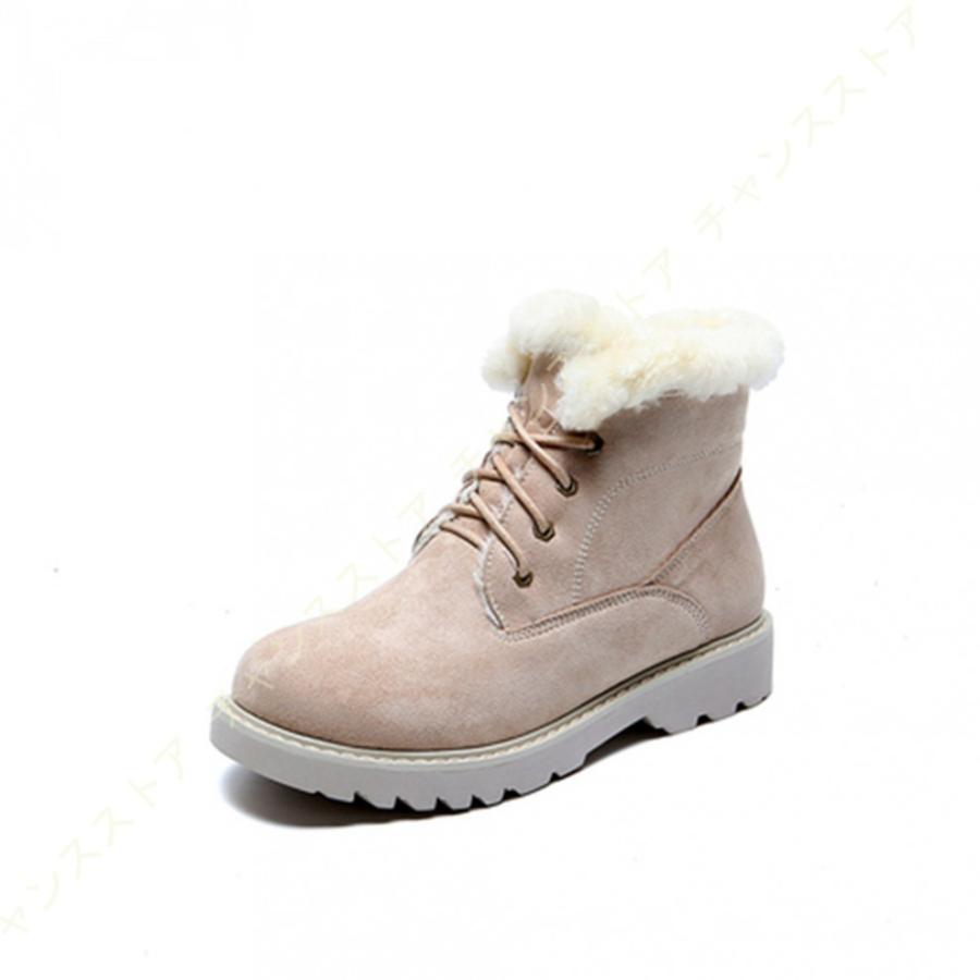 21新発 歩きやすい 雪用ブーツ 暖かい 防滑 疲れにくい ショートブーツ 保温 防寒 冬靴 ウィンターブーツ スノーブーツ レディース 裏起毛 スニーカー ハイカット ムートンブーツ カラー 黒