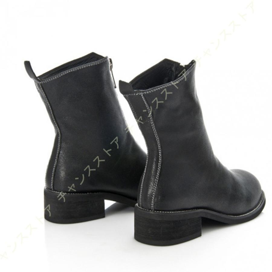 人気のファッションブランド 大きいサイズ 本革 アンクルブーツ 太ヒール シンプル 3cmヒール ショートブーツ ブーツ レディース ブーティ 甲高 幅広 エンジニアブーツ チャンキーヒール ブーティー サイズ 26 0cm Michiganestateplanning Com