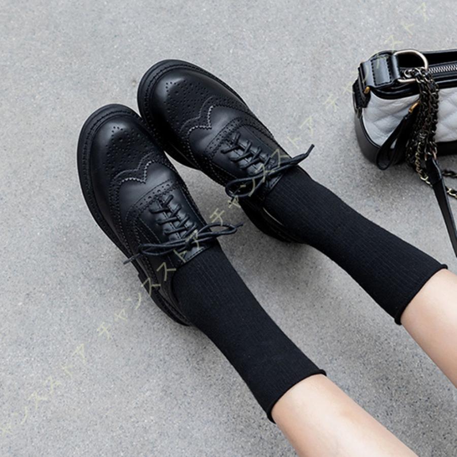 21年最新海外 ローヒール レースアップ 靴 疲れない 痛くない 革靴 おじ靴 レディース オックスフォードシューズ 痛くない 革靴 おじ靴 レディース オックスフォードシューズ パンプス カジュアル 学生靴 おしゃれ 幅広 3e クッション シューズ