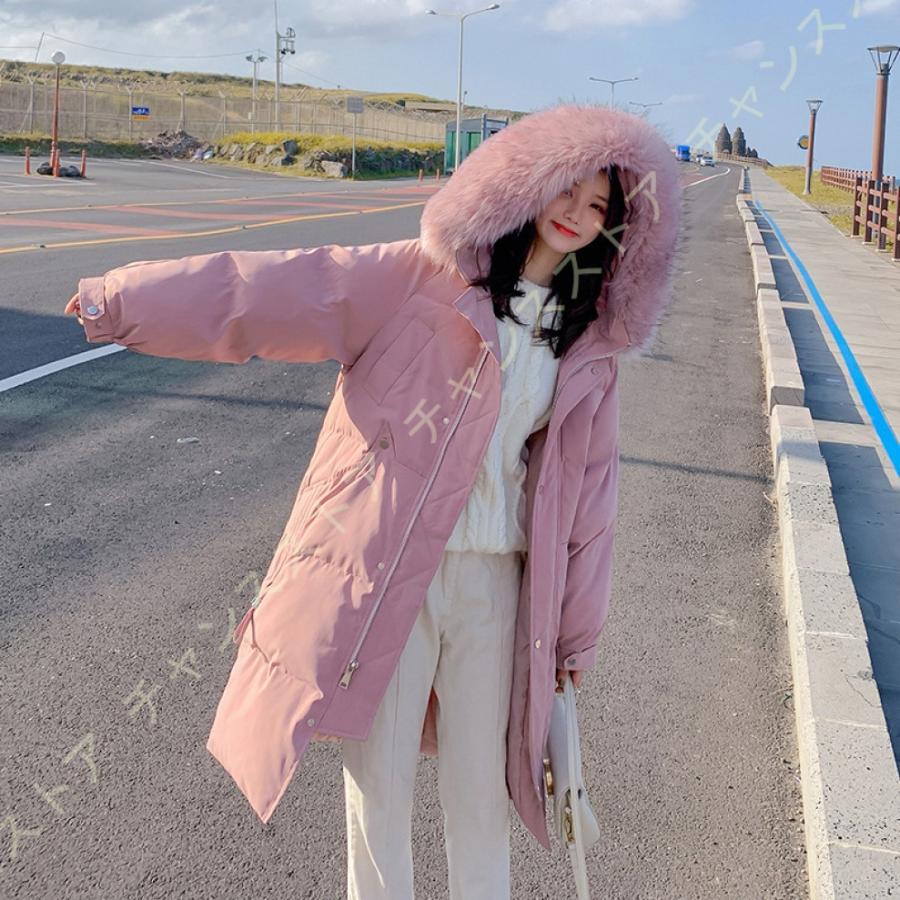 日本産 冬 中綿コート ダウンジャケット レディース ダウンコート ダウンコート 女性用 あったか おしゃれ 防寒着 冬服 厚手 無地 着痩せ コート ロング フード ファー アウター 冬 中綿コート ダウンジャケット レディース コート アウター