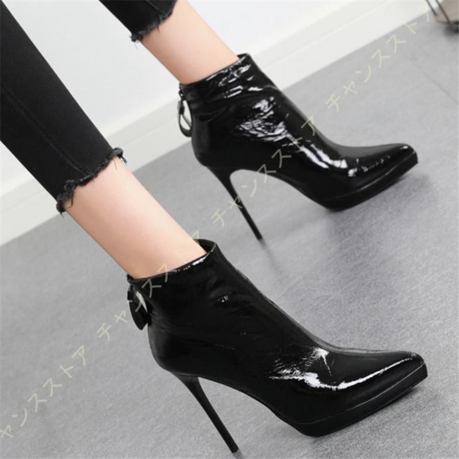 直販半額 ハイヒール ポインテッドトゥ ミドル丈ブーツ レディース ピンヒール 10cmヒール バックジッパ プラットフォーム アンクルブーツ 歩きやすい コンフォー 販売品 Superavila Com