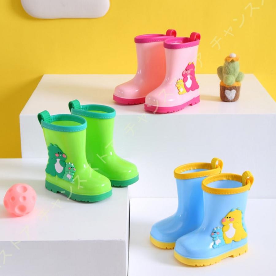 かわいい 動物 キッズ レインシューズ 梅雨対策 防水 ショート ショートブーツ 男の子 女の子 子供用 こども長靴 雨靴 おしゃれ 可愛い 快適 シューズ 超美品の