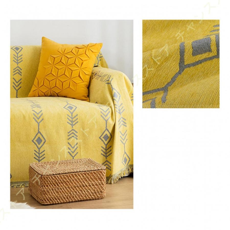 在庫一掃売り切りセール マルチカバー 北欧風 ソファカバー 長方形 北欧 おしゃれ ベッドカバー シェニール キルト こたつ 大判 犬猫対策 マルチクロス かけるだけ お洒落 Cisama Sc Gov Br