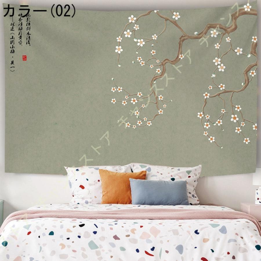 予約受付中 タペストリー 梅の花 竹 春 中国風 家飾り インテリア おしゃれ壁掛け ナチュラル 装飾布 多機能 お部屋 和室 お店 個性ギフト 新年祝い ピクニックマット Supplystudies Com