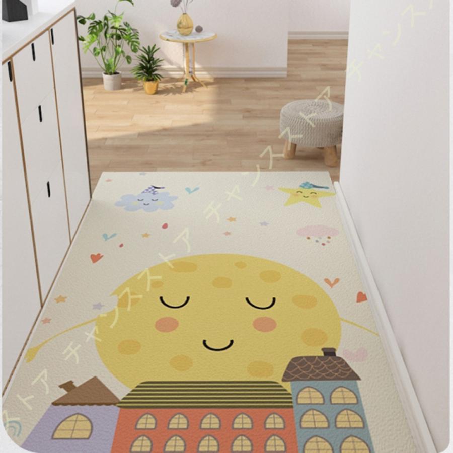 玄関マット フリーカット洗濯不要 室内 玄関 マット 滑り止め 北欧 ドアマット 屋内 おしゃれ 玄関マット かわいい 天然素材 屋内用 洗面所 マット Htys1ehh3h 家具 インテリア Multisac Care Pt