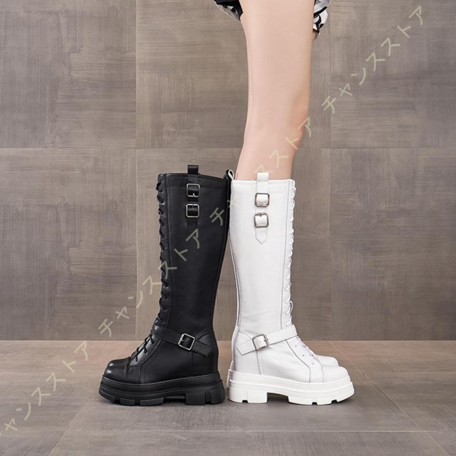 超激安 レースアップ ロングブーツ ブーツ レディース ロング 黒 本革 エンジニアブーツ ジョッキーブーツ バイク用ブーツ 大きいサイズ 歩きやすい 疲れにくい Vmu L4a Iynn チャンスストア 通販 Yahoo ショッピング 全日本送料無料 Clearchannel Com Br