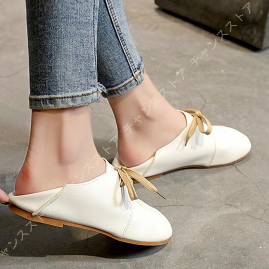 割引クーポン ぺたん靴 レディース モカシン レースアップパンプス フラットシューズ 柔らかい ローファー レディースシューズ 歩きやすい レディース 安全靴 運転 婦人靴 ローファー カラー コーヒー色 Sustentec Com Br