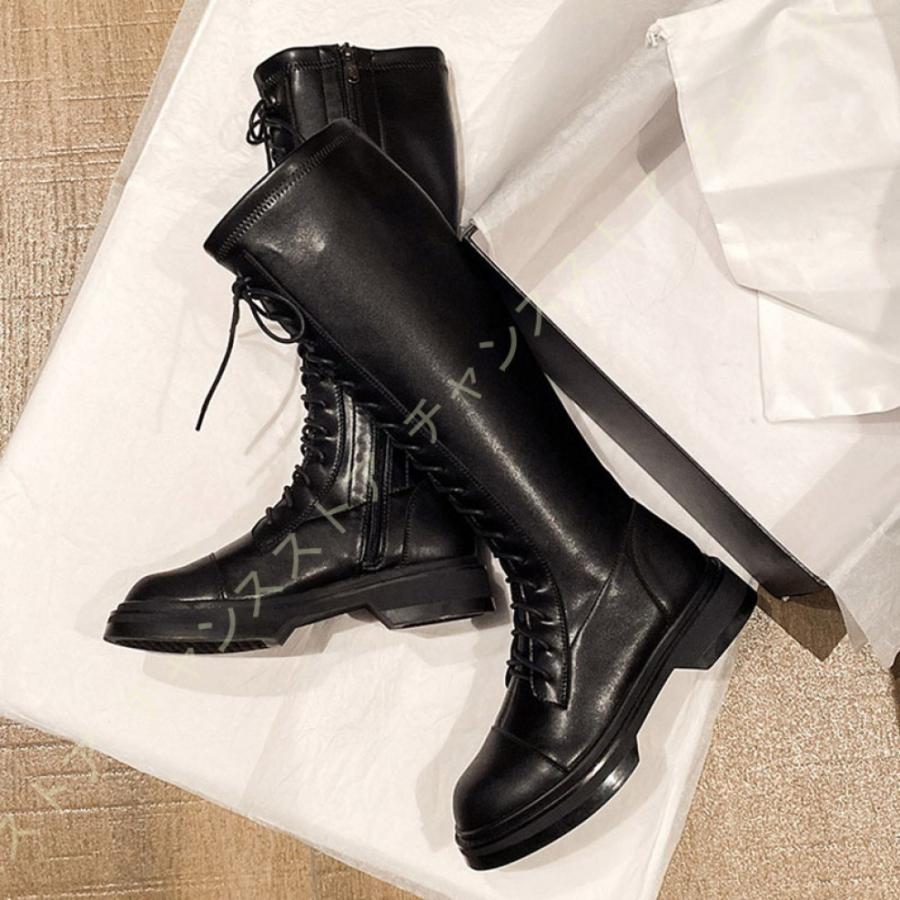 激安な レースアップ 低反発 疲れない 歩きやすい 履きやすい 美脚 編み上げ レディース ロングブーツ 大きいサイズ 編み上げブーツ 防水 防寒 エンジニアブーツ その他ブーツ サイズ 22 5cm Www Cognitiva La