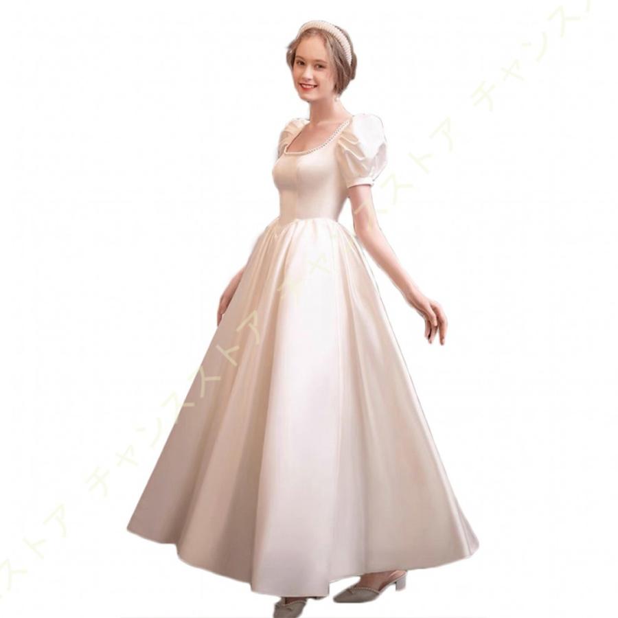 結婚祝い パーティードレス 二次会ドレス ウェディングドレス 花嫁ウェディングドレス ワンピース 結婚式ドレス パーティードレス ドレス お呼ばれ 謝恩会 結婚式 Aライン カラー ホワイト Readingtherapycenter Com