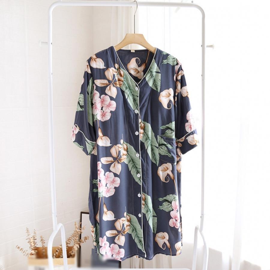 シャツ風 パジャマ ミニ ワンピース ルームウェア 部屋着 ネグリジェ 前開き 半袖 レディース パジャマ レディース ワンピース 半袖 ルームウェア ワンピース 激安店舗