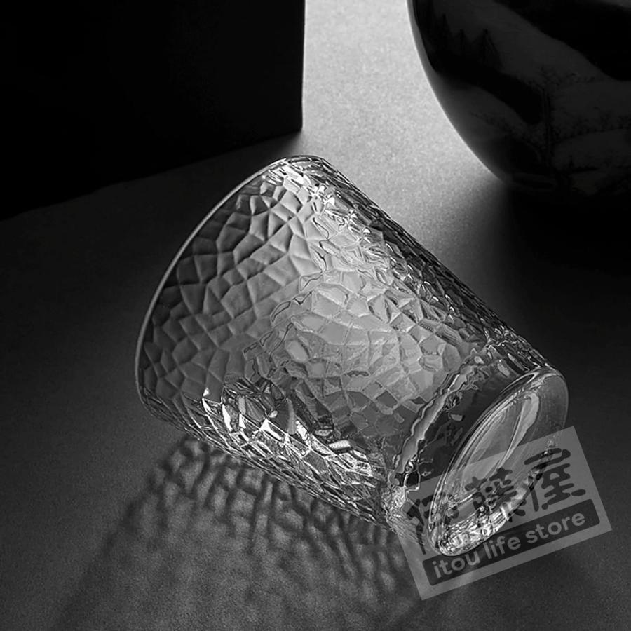 ガラスタンブラー ハンマーガラスカップセット6 10オンス鉛フリーウイスキーガラス製品のコーヒーと飲み物カップ家庭用クリアガラスセット ガラスコップ｜chanchan-store｜04