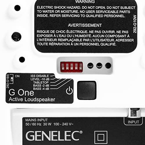 新入荷 Genelec ジェネレック G One アクティブスピーカー (1本) (ホワイト) モニタースピーカー 【CEG1128642817】(39559円)