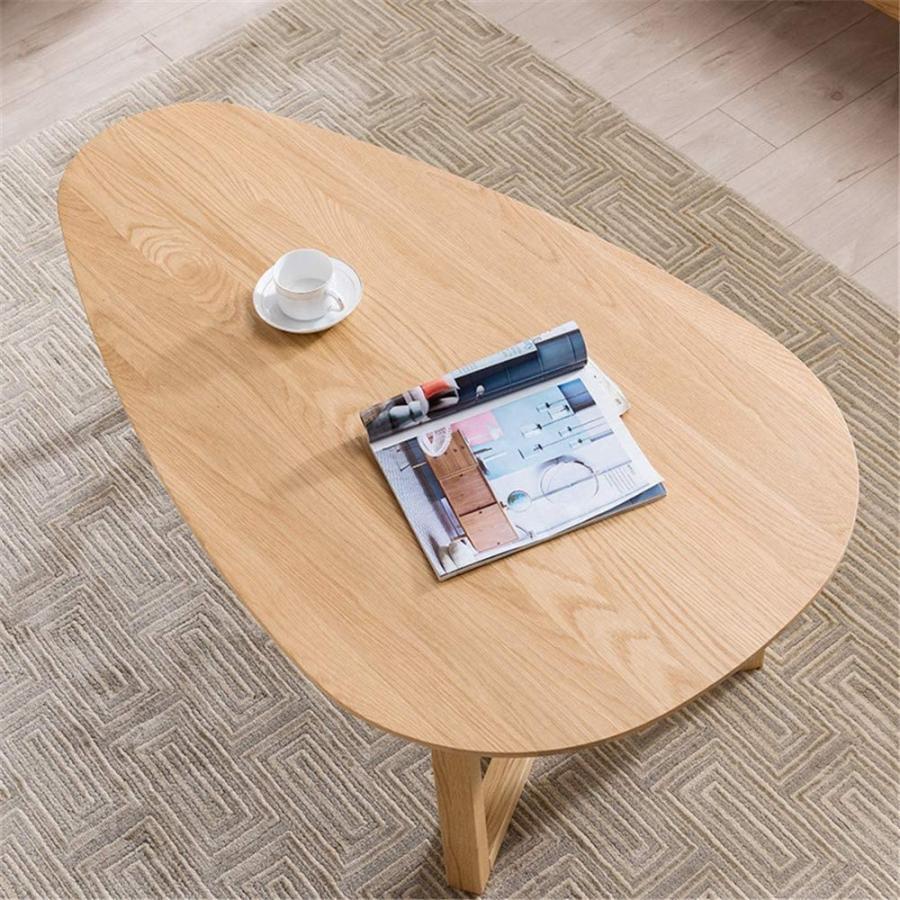 コーヒーテーブルサイドテーブルエンディングテーブル北欧のクリエイティブウォータードロップコーヒーテーブルシンプルな無垢材のコーヒーテーブル小さなアパー｜chanchan-store｜03