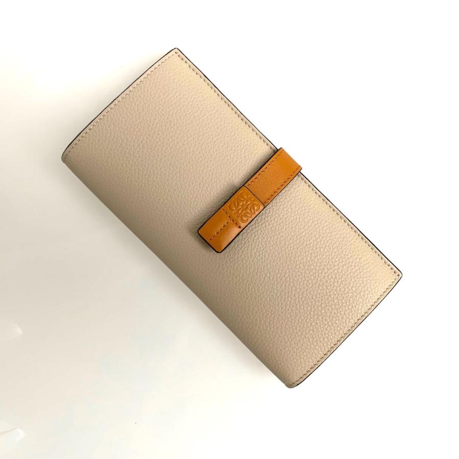 N　美品ロエベ二つ折り財布ライトオーツハニー ロエベ LOEWE 二つ折り財布 ライトオーツ / ハニー