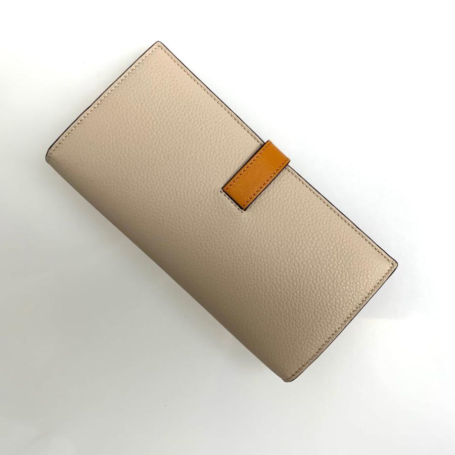 ロエベ LOEWE 財布 長財布 二つ折り 2つ折り ライトオーツ ハニー