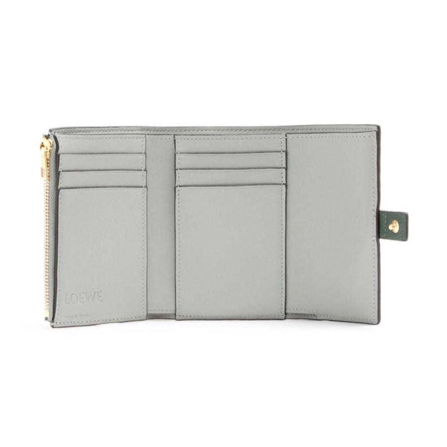ロエベ LOEWE 財布 小財布 三つ折り ３つ折り ヴィンテージカーキ