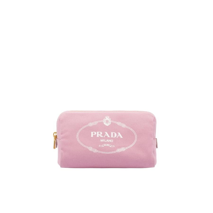 プラダ Prada バッグ バック 化粧ポーチ コスメポーチ ポーチ ピンク 化粧ポーチ ホワイト コットン 化粧ポーチ