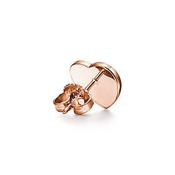 【値下げ・名盤】 ティファニー TIFFANY ピアス ローズゴールド 18K ハート 【4789936639】(167888円)