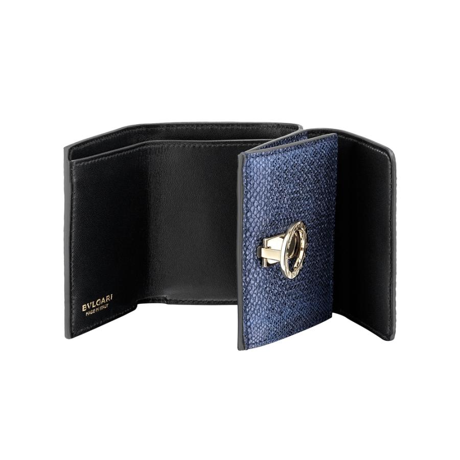 ブルガリ BVLGARI 財布 小財布 三つ折り 3つ折り ミッドナイト ブルガリ BVLGARI 財布 小財布 三つ折り 3つ折り ミッドナイト