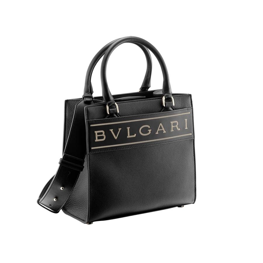 ブルガリ BVLGARI バッグ バック トートバッグ ショルダーバッグ ブラック レザー :290995BVLGARI290995