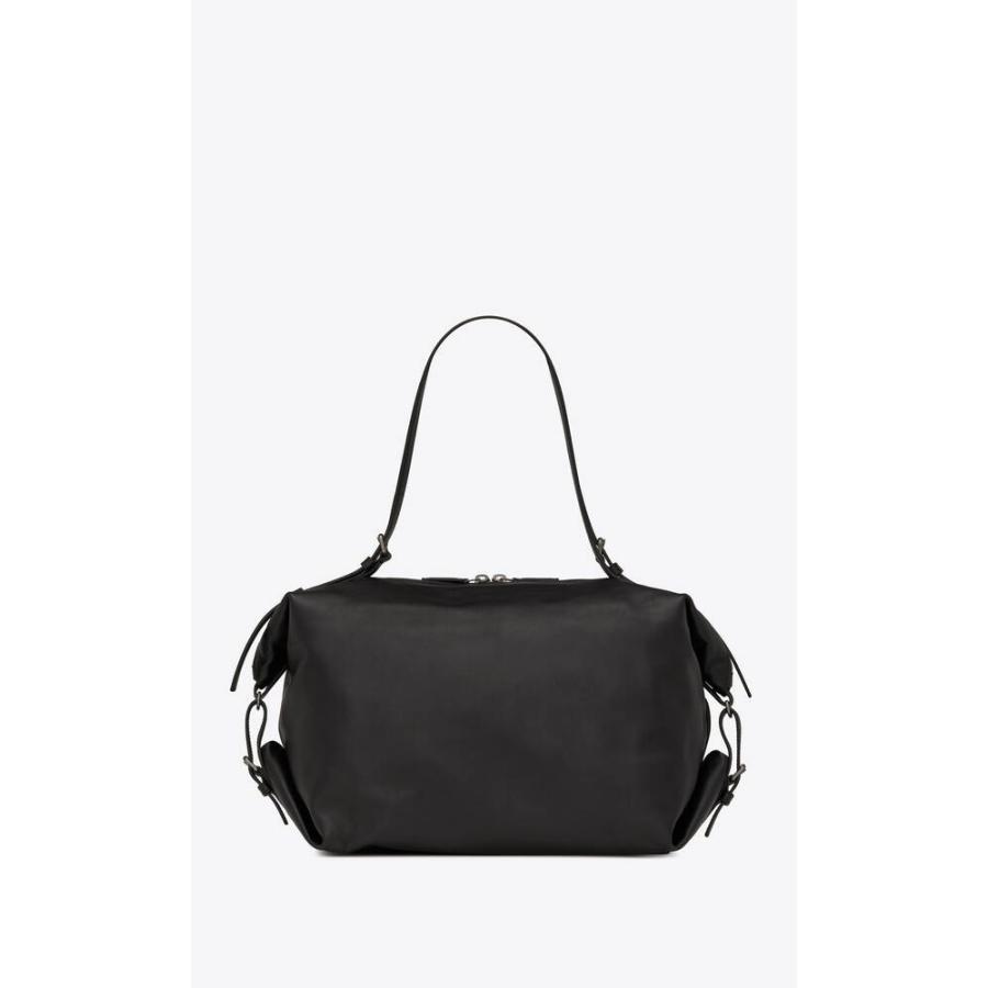 超目玉 サンローラン Saint Laurent バッグ バック ボストンバッグ ブラック シルバー カーフスキン レザー 限定製作 Cih Dev Humbird Com