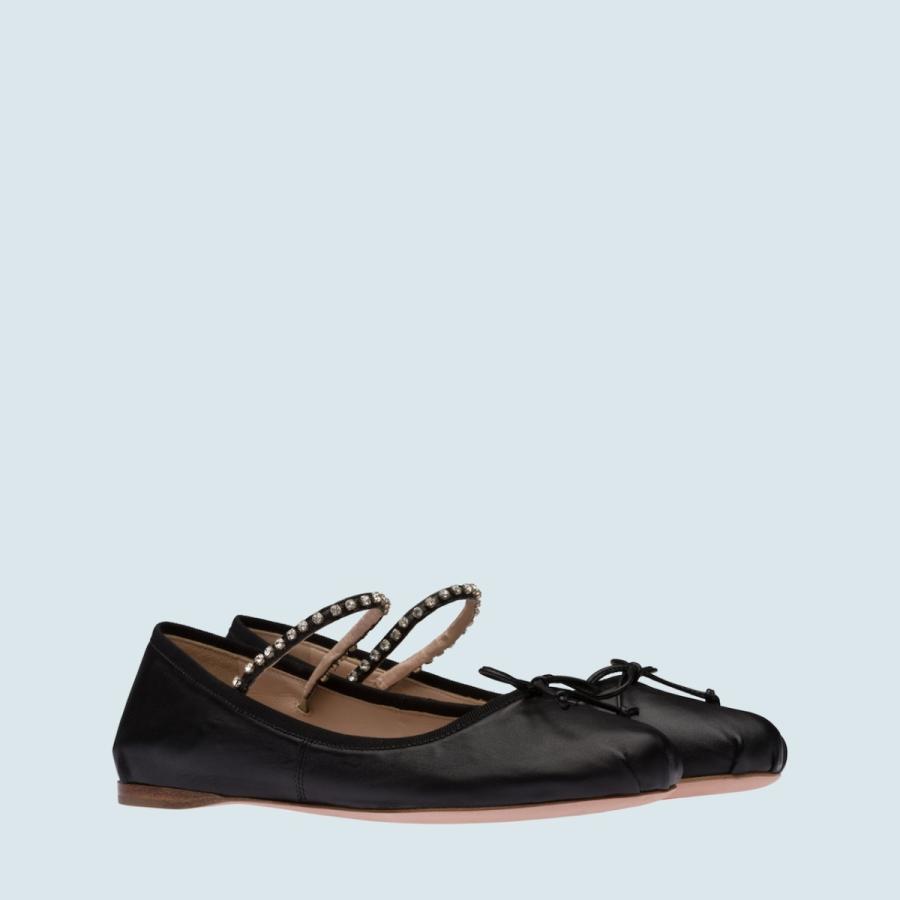 ミュウミュウ MIU MIU バレエシューズ バレリーナ シューズ 靴