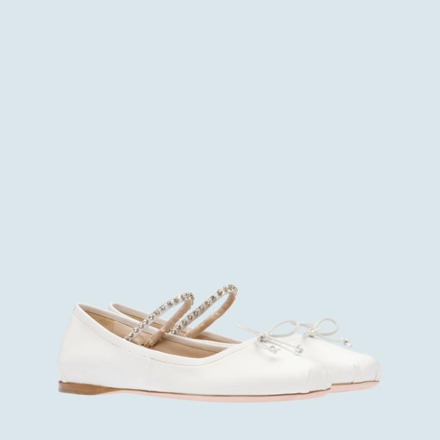 ミュウミュウ MIU MIU バレエシューズ バレリーナ シューズ 靴