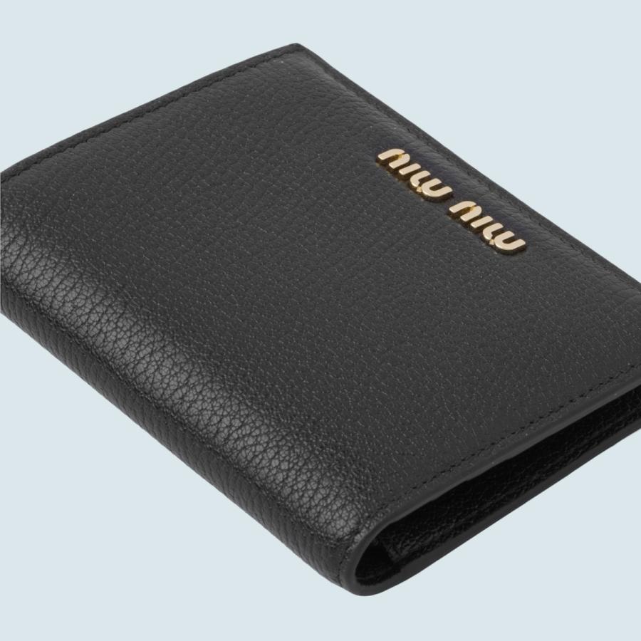 お取り寄せ 財布 Miu Miu ブランド専門店 小財布 マドラスレザー ゴールド レッド ブラック ２つ折り 二つ折り 小財布 財布 Miu Miu ミュウミュウ 財布 Omnipharma Co Za